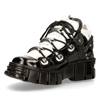 New Rock - MWALL106S4 Baskets à plateforme - Blanc/Noir Product image